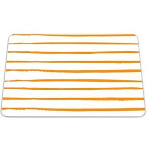 Bonamaison, Rechthoek digitaal bedrukte muismat, antislip onderkant, voor kantoor en thuis, afmetingen: 22x18 cm
