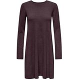 Only - ONLAMALIO LIFE LS ONECK DRESS KNT - Midi-jurk - Winetasting - Zomerjurk