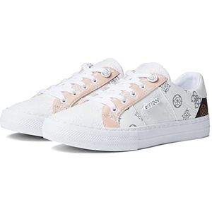 GUESS Loven sneakers voor dames, Wit Roze 680, 36 EU