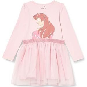 NAME IT NMFSALINA Princes LS Tulle Dress Box WDI, roze, 110 cm