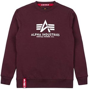 Alpha Industries Mens 17830221-deep-maroon-4 XL sweatshirt, multicolor, standaard