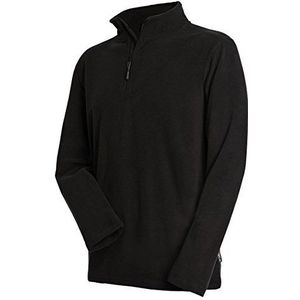 Stedman Apparel Heren Active Fleece/ST5020 Sweatshirt met lange mouwen met halve rits, Zwart Opaal, XXL