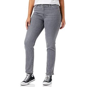 Lee Marion Straight Jeans voor dames, Grey Lush, 26W / 31L