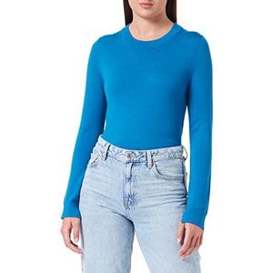BOSS Dames Gebreide Sweater, Open Blauw, L