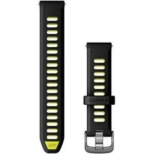 Garmin Forerunner 265, Quick Release horlogeband, Siliconen, 18mm, Zwart