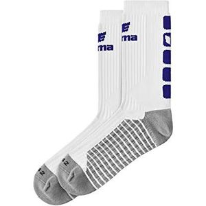 Erima uniseks-volwassene CLASSIC 5- C sokken (2181921), wit/new navy, 35-38