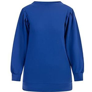 YASANNA Sweatshirt voor dames, koningsblauw, M/L