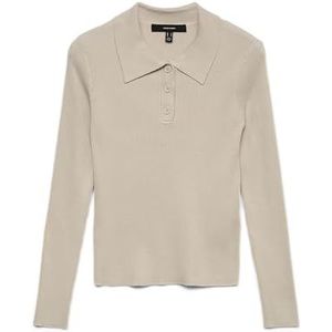Vero Moda - Moonbeam Beige - Pullover Sweater - Dames