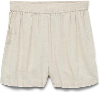 VERO MODA Vmthea Mw WVN Short - Beige - Korte Broek