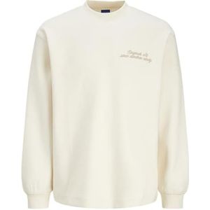 JACK & JONES JORROXBURY Sweat Crew Neck, antiek wit., S