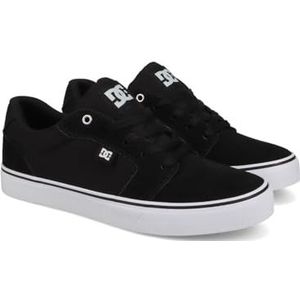 DC Shoes Heren Anvil Sneaker, zwart/wit/zwart, 41 EU, zwart-wit/zwart, 41 EU