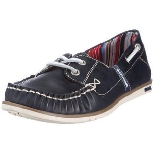 s.Oliver Casual damesschoenen, Blau Blau Navy 805, 38 EU