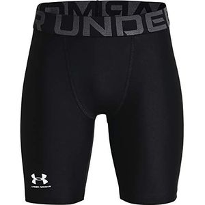 Under Armour Boys UA HG Armor shorts, hardloopshorts Crafted HeatGear Technology, moderne workoutshorts, XS, zwart