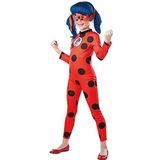 Rubies - Officieel Miraculous - kostuum Tikki Ladybug 7-8 jaar