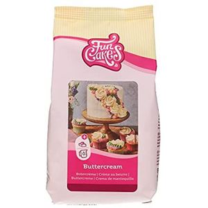 FunCakes Mix Voor Botercrème: Romig, Perfect Voor Taartdecoratie, Vullen En Afsmeren Van Taart, Topping Op Cupcakes, Halal 500 G