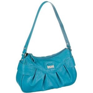 TOM TAILOR Acc Curly 10815 damestas, 29 x 8,5 x 18 cm (b x h x d), Turquoise Turquoise 51, One Size