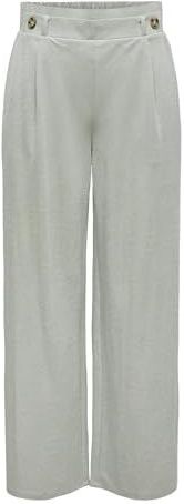 JDY - JDYBIRDIE GEGGO - Bandplooibroek - Pastelgroen