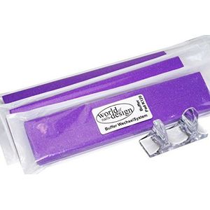 World of Nails-Design Buffer slijpblokken wisselsysteem (36 slijppads 120 + board)