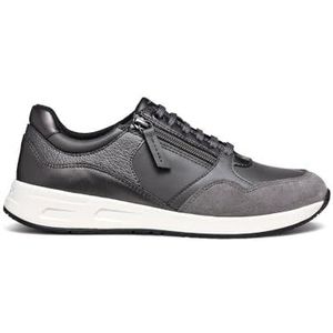 Geox D Bulmya B Sneakers voor dames, Dk Grey Gun, 41 EU