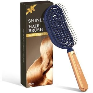SHINLEA Spiraalvormige Ontwarrende Borstel - Snelle Droge Geventileerde Borstel Voor Nat en Droog Haar - 100% Biovriendelijke Massage-Haarborstel Met Flexibele Zachte Haren