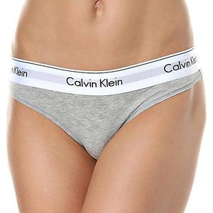 Calvin Klein dames string Modern Cotton, draad van zachte katoenmix, met stretch-aandeel, elastische band, maten: XS - XL