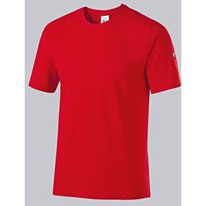 BP 1714-234-81 Essentials Unisex T-shirt, katoen en elastaan, rood, maat M