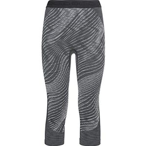 Odlo Blackcomb Eco Leggings voor dames, zwart - space dye, L