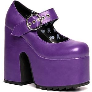 LAMODA - London Chunky Platform Heels, EU 41, Purple PU, 41 EU