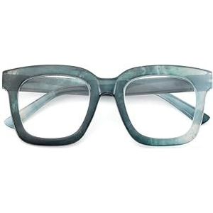Leesbril Carolina Groen-Gemarmerd +2,50