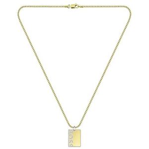 BOSS Jewelry ID Collection Hanger met ketting voor heren, geelgoud - 1580303