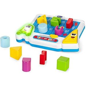 Chicco Alfabet en vormen, geïnspireerd door Montessori-methode, speelgoed voor kinderen van 2 tot 4 jaar