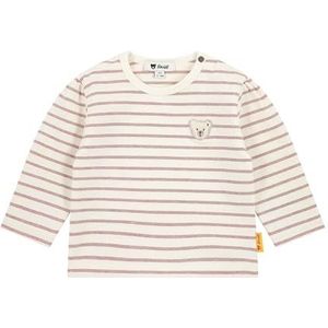 Steiff T-shirt met lange mouwen, EU maat 56, Eggnog, sweatshirt met lange mouwen voor kinderen, pullover met lange mouwen, babytop, ideaal basic shirt, comfortabel en zacht, wasmachinebestendig,