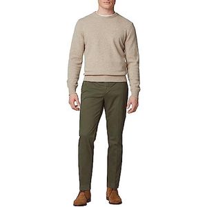 Hackett London Heren C Chino Kensington Broek, Bruin (Kaki), 32W / 32L