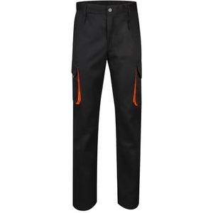 103004 broekzakken. 54 EU Negro Y Naranja