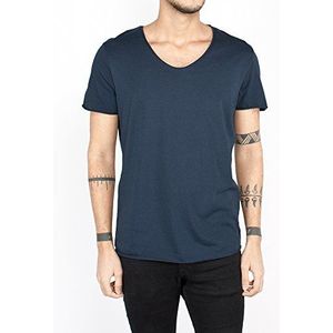 SELECTED HOMME Heren Shdmerce Ss O-Neck Noos T-Shirt, blauw (dark saffire), XXL