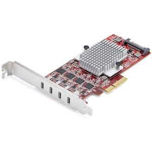 StarTech - 4-Port USB-C PCIe Kaart - USB 3.2 - 10Gbps - PCI Express Uitbreidingskaart