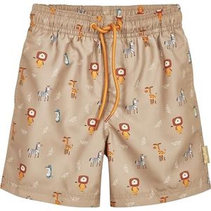 Playshoes Strandshort met uv-bescherming, Wilde dieren, 122-128