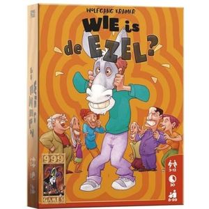 999 Games Wie is de Ezel? - Eenvoudig kaartspel voor het hele gezin, vanaf 8 jaar, voor 3-12 spelers