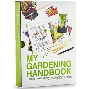 Suck UK My Gardening Handbook My Garden Handboek, gebonden hardcover-journal, tuin, dagboek, tuiniers, bullet journal voor tuiniers en plantenliefhebbers, notitieboek met blanco