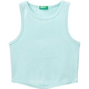 United Colors of Benetton Onderhemd voor meisjes en meisjes, Blauw, 170