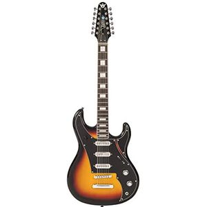 SAFFIRE 12 ELEKTRISCHE GITAAR - 3 TONE SUNBURST