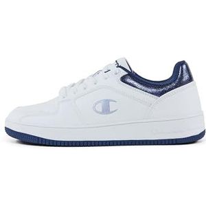 Champion Rd18 Foil W Low Damessneakers, Wit diepblauw Ww011, 36 EU