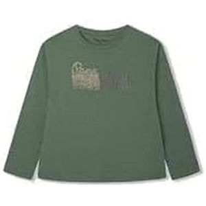 Pepe Jeans Beccie T-shirt voor meisjes, Groen (Gieten), 4 Jaren