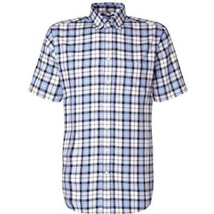 Seidensticker Men's Regular Fit Shirt met korte mouwen, donkerblauw, 48, donkerblauw, 48