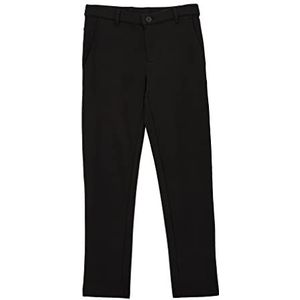 s.Oliver Jongens Regular: Jogg Suit Broek van Twill, zwart, 146