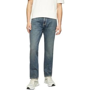 QS - Jeans - Blauw - Regular Fit - Mid Rise - Straight Leg