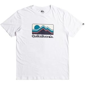 Quiksilver T-shirt met korte mouwen Heren QS Gradient Mountains SS XS Wit