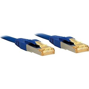 LINDY Netwerkkabel Cat.7 S/FTP, koper, LSOH, 600 MHz, blauw, 0,3 m