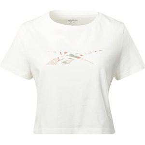 Reebok Dames Grafisch T-shirt, Groen, L, Groen, XXL