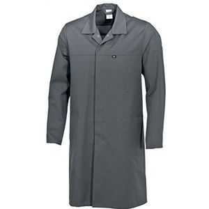 BP 1673-500-53-Ms Unisex jas, 1/1 mouw met verstelbare split aan de manchet, 210,00 g/m² stofmix, donkergrijs, Ms